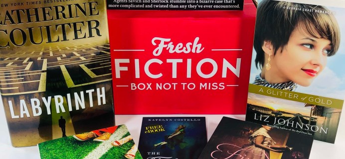 Fresh Fiction Box September 2019 Subscription Box Review + Coupon