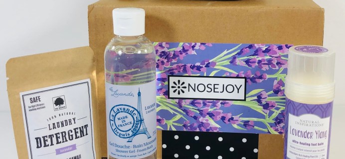 NOSEJOY August 2019 Subscription Box Review + Coupon!