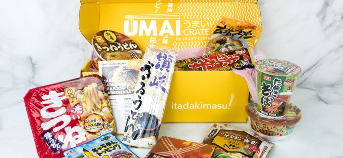 Umai Crate September 2019 Subscription Box Review + Coupon