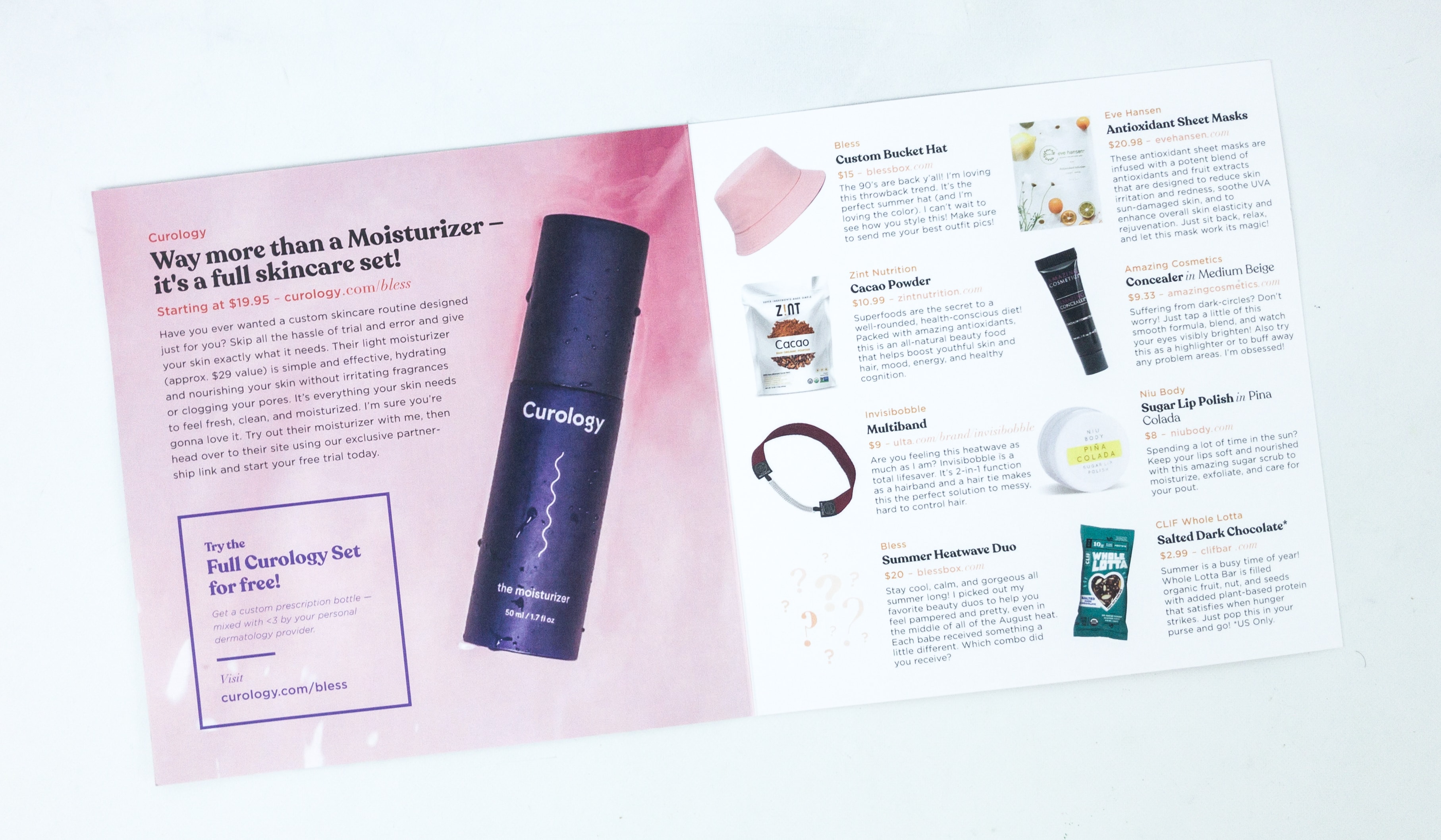 Bless Box August 2019 Subscription Box Review & Coupon Hello Subscription