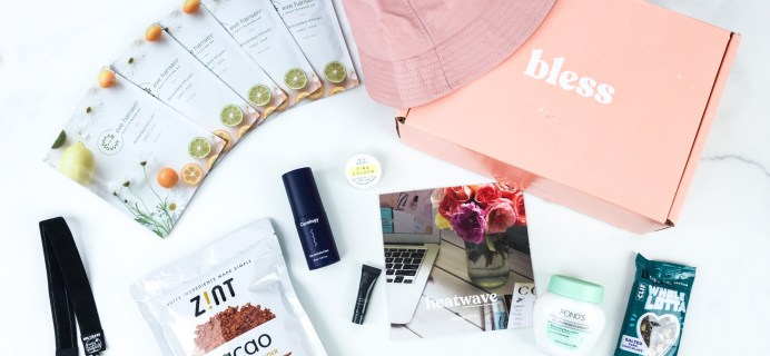 Bless Box August 2019 Subscription Box Review & Coupon
