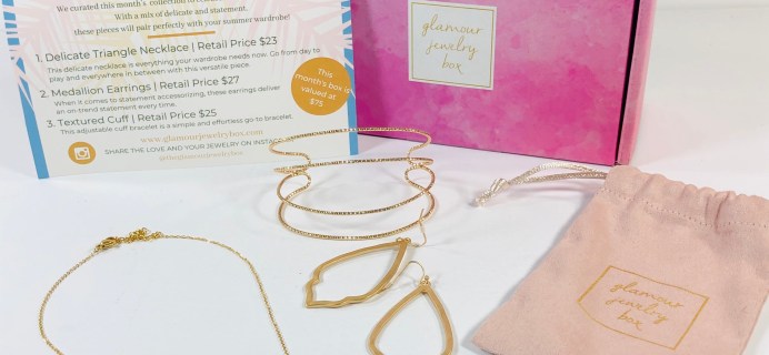 Glamour Jewelry Box August 2019 Subscription Box Review + Coupon