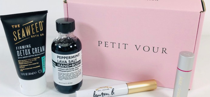 Petit Vour September 2019 Subscription Box Review & Coupon