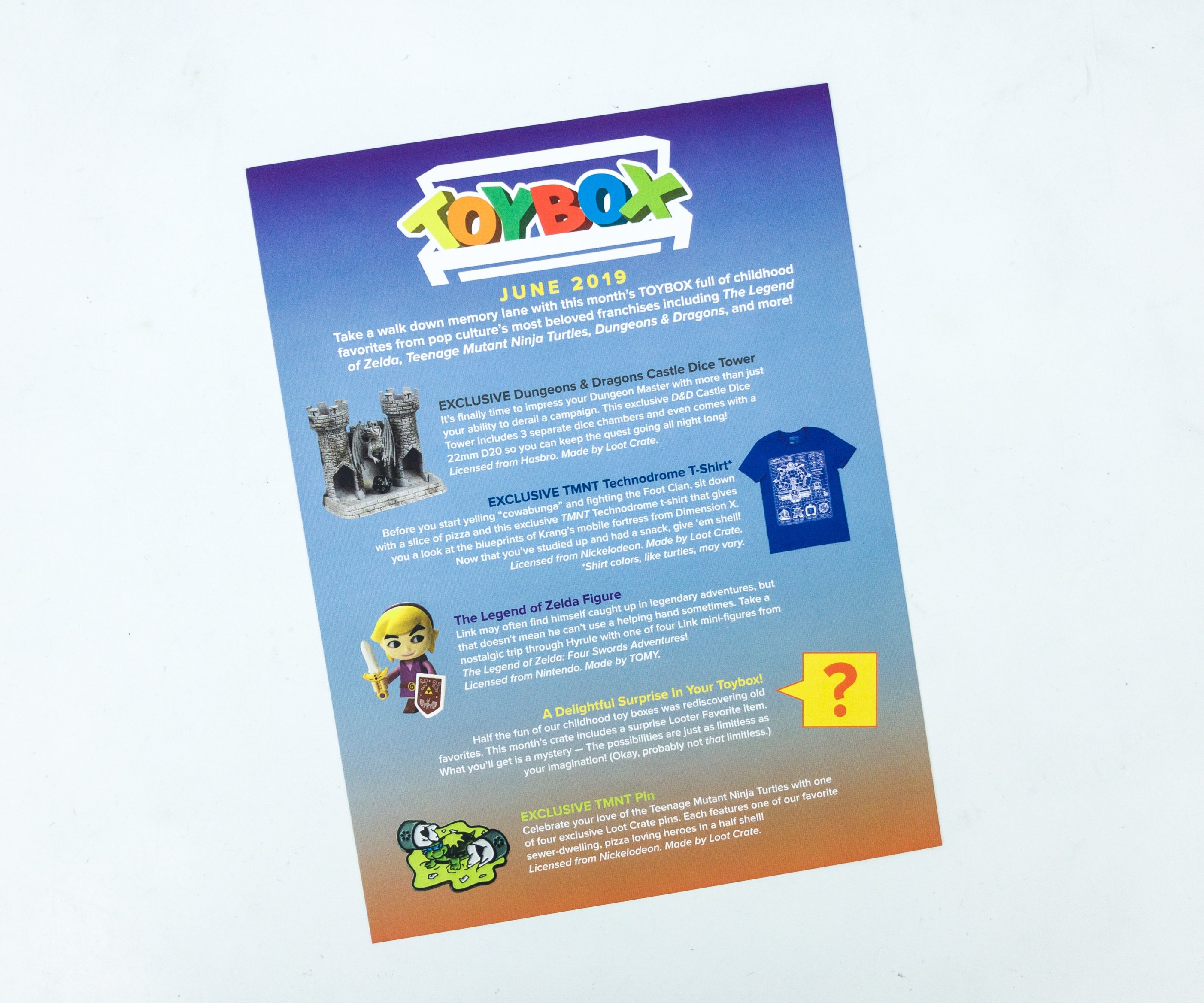 Loot Crate June 2019 Review + Coupons TOYBOX Hello Subscription