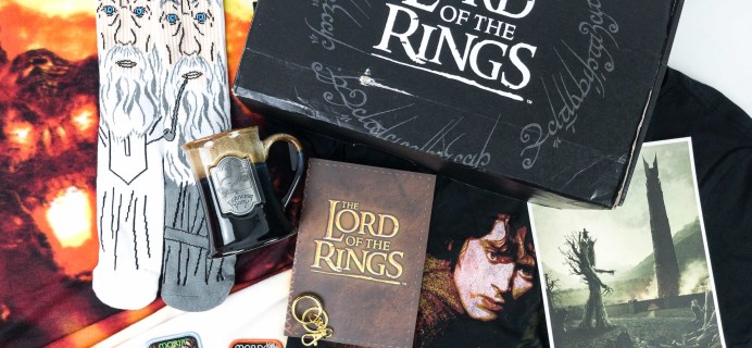 Loot Crate Limited Edition Lord Of The Rings Crate Review – Box 1