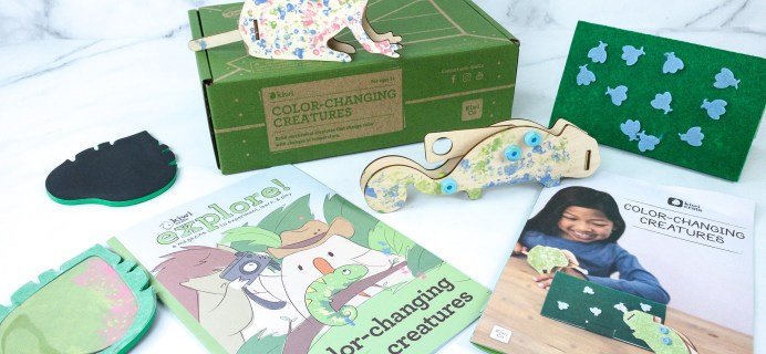 Kiwi Crate Review & Coupon – COLOR-CHANGING CREATURES