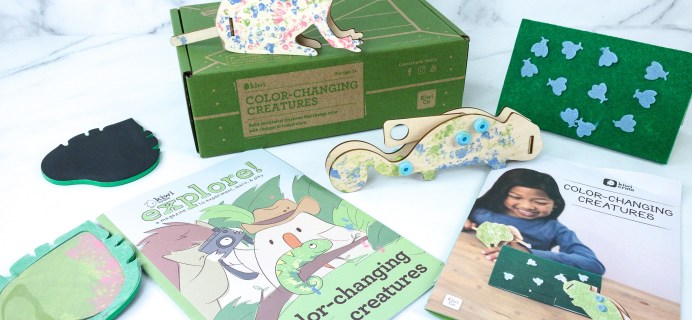 Kiwi Crate Review & 40% Off Coupon – COLOR-CHANGING CREATURES