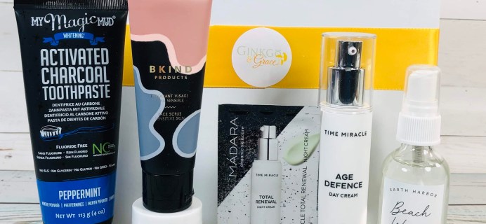 Ginkgo & Grace September-October 2019 Subscription Box Review