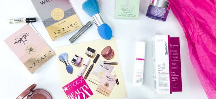 Macy’s Beauty Box September 2019 Subscription Box Review