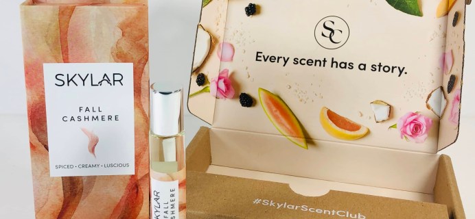 Skylar Scent Club October 2019 Subscription Box Review + Coupon