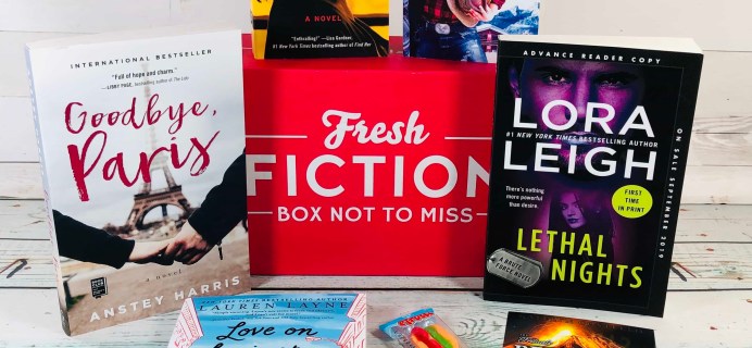 Fresh Fiction Box October 2019 Subscription Box Review + Coupon