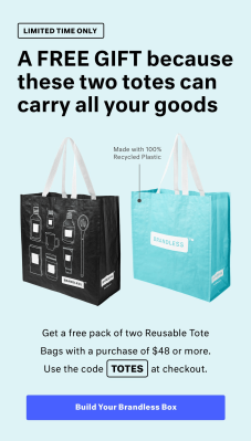 Brandless Gift With Purchase Coupon: FREE Tote Bags!