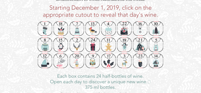 2019 Flying Blue Imports Wine Advent Calendar Coming Soon!