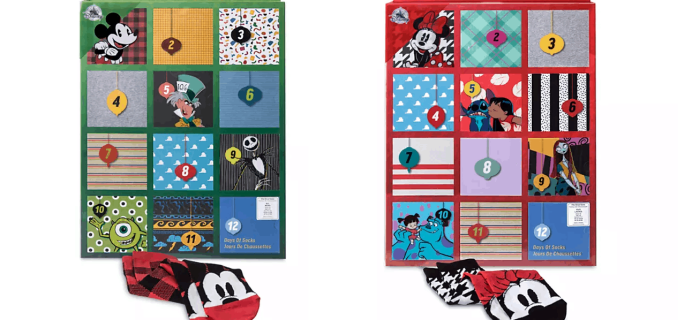 shopDisney 2019 Disney Socks Advent Calendars Now Available!