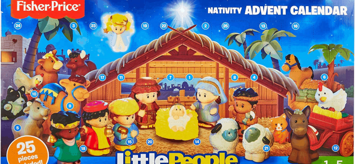 Little People Nativity Advent Calendar: 25 Figures + Nativity Play Set For Toddlers!
