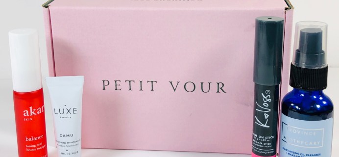 Petit Vour October 2019 Subscription Box Review & Coupon