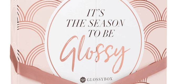 2019 GLOSSYBOX Advent Calendar Available Now + Full Spoilers!