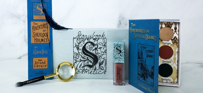 Storybook Club Cosmetics Book Club Box Review – THE ADVENTURES OF SHERLOCK HOLMES