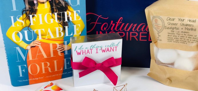 Fortunately Inspired October 2019 Subscription Box Review + Coupon