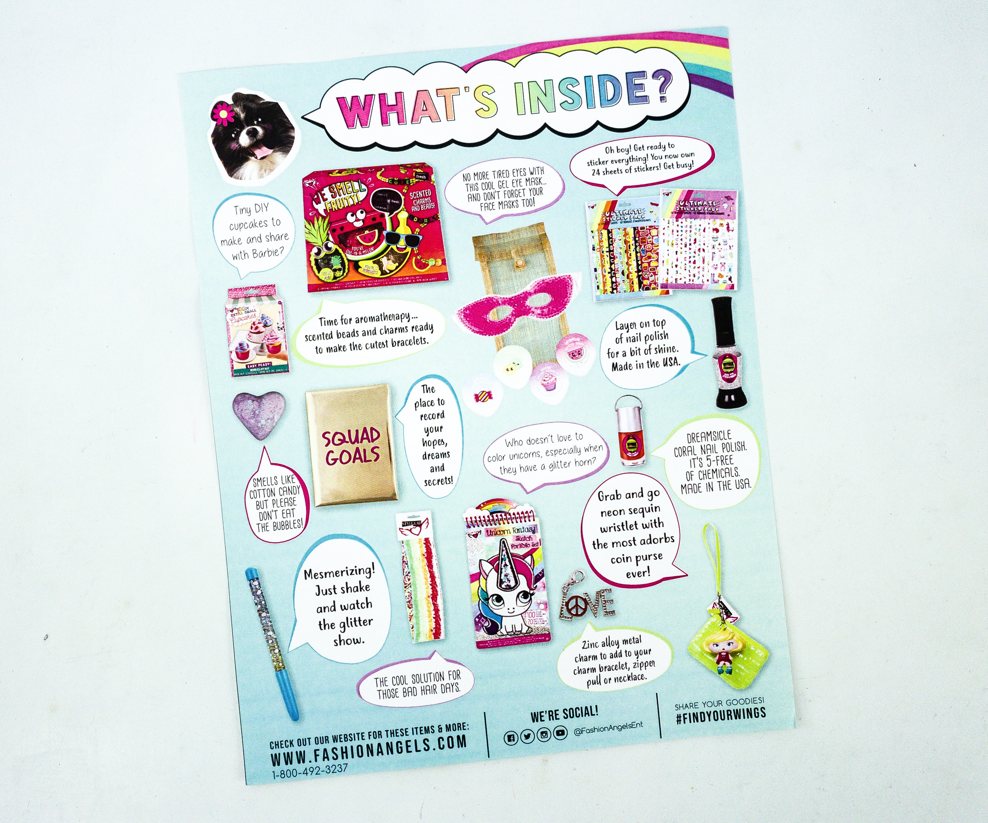 November 2019 Fashion Angels Find Your Wings Subscription Box Review