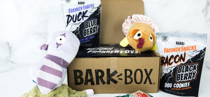 Barkbox October 2019 Subscription Box Review + Coupon – Large Dog