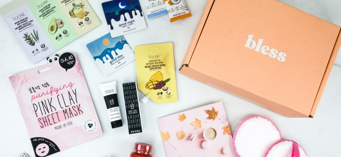 Bless Box September 2019 Subscription Box Review & Coupon