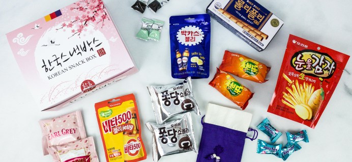 Korean Snack Box October 2019 Subscription Box Review + Coupon