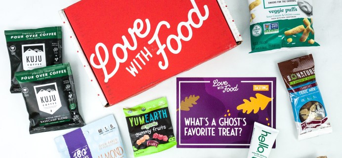 Love With Food October 2019 Tasting Box Review + Coupon!