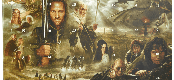2019 Lord of the Rings Advent Calendar Available Now For Preorder!