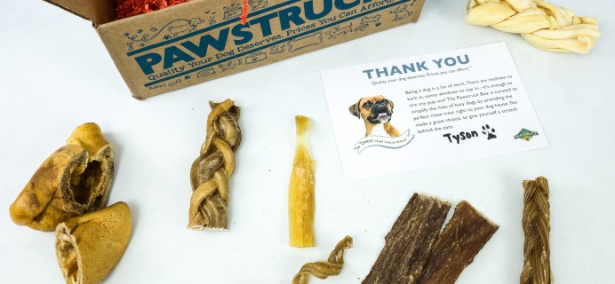 Pawstruck October 2019 Subscription Box Review + 50% Off Coupon