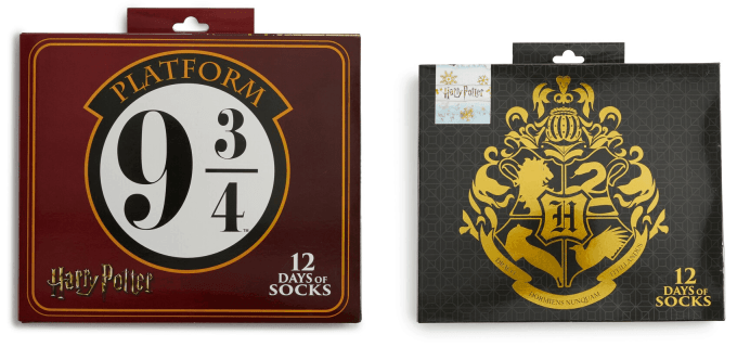New 2019 Harry Potter Socks Advent Calendars Available Now!