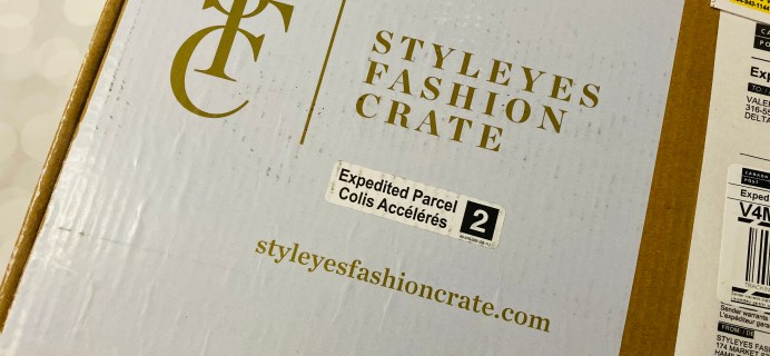 Styleyes Fashion Crate October 2019 Subscription Box Review