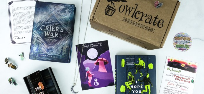 OwlCrate October 2019 Subscription Box Review + Coupon