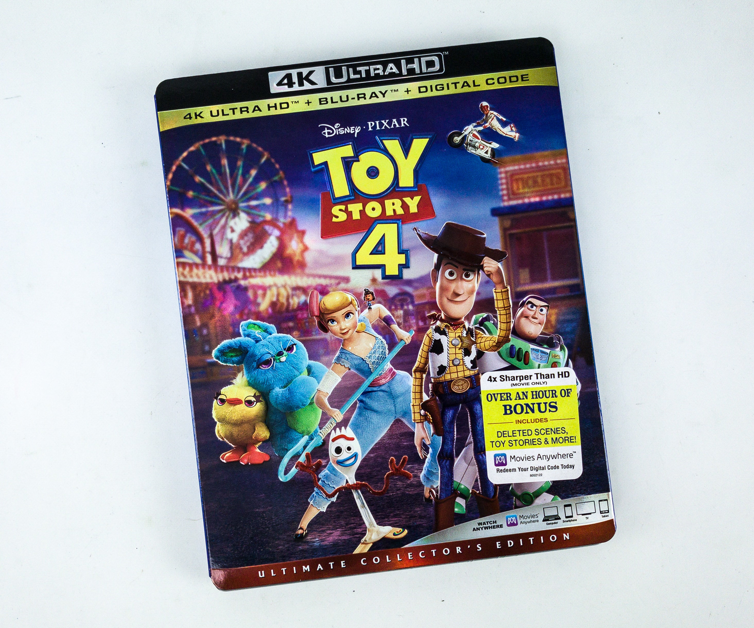Disney Movie Club Iron-On Transfer Woody Forky Toy Story 4 