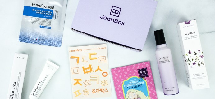 JoahBox October 2019 Subscription Box Review + Coupon