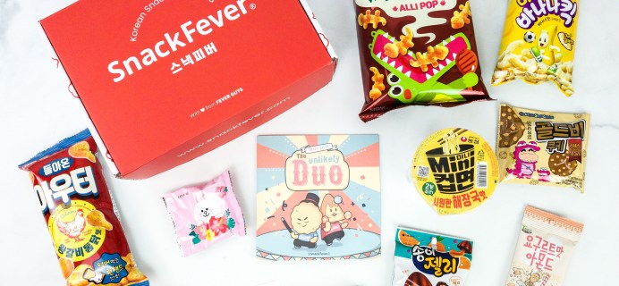 October 2019 Snack Fever Subscription Box Review + Coupon – Original Box!