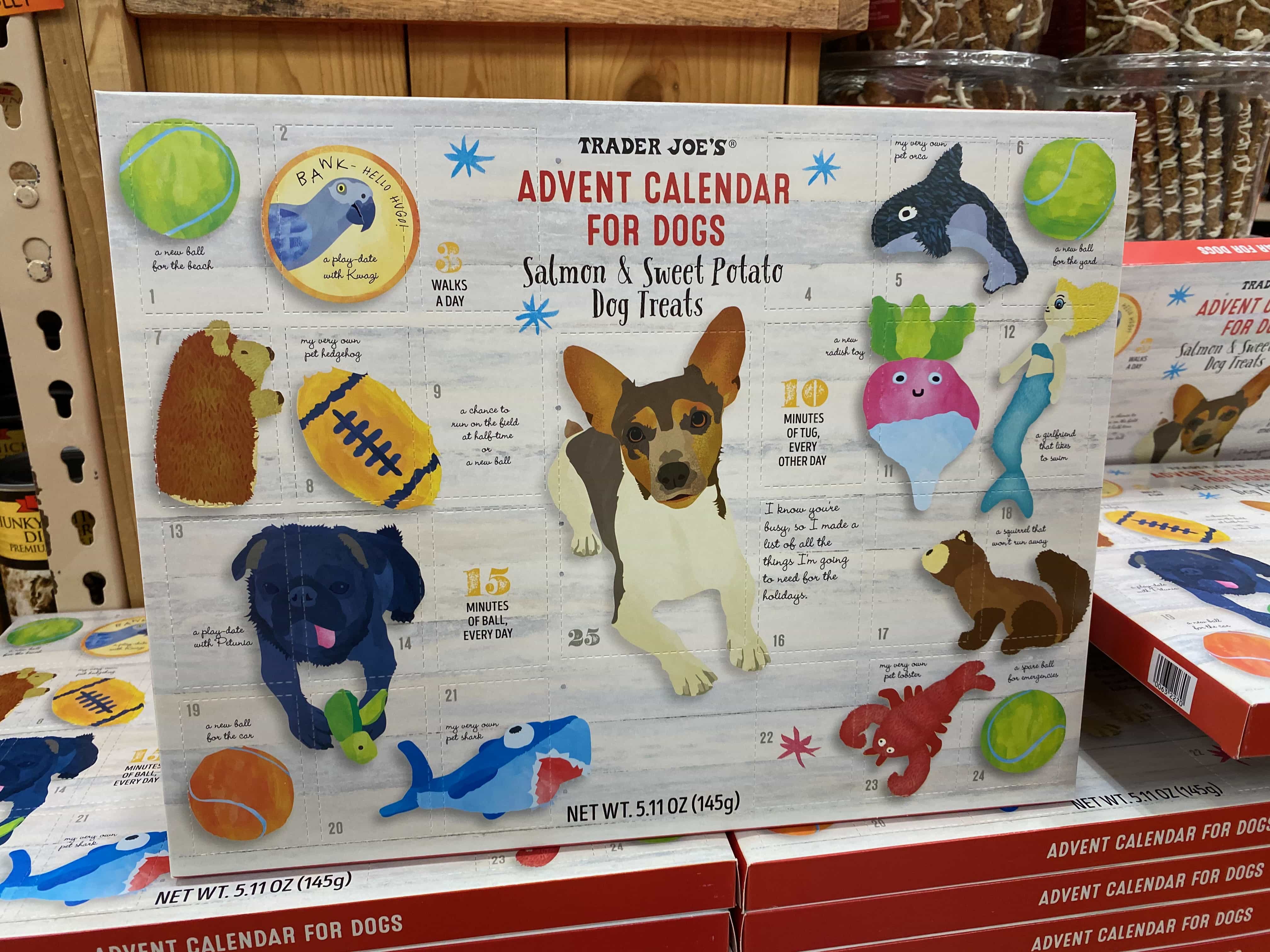 2019 Trader Joe's Dog Advent Calendar Available Now! hello subscription