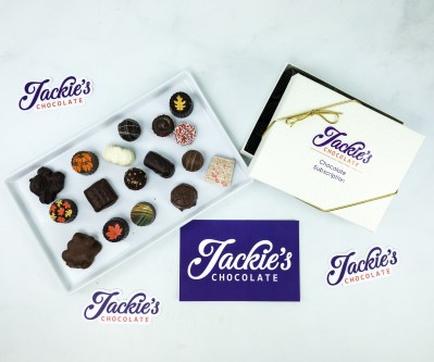 Jackie’s Chocolate November 2019 Subscription Box Review + Coupon