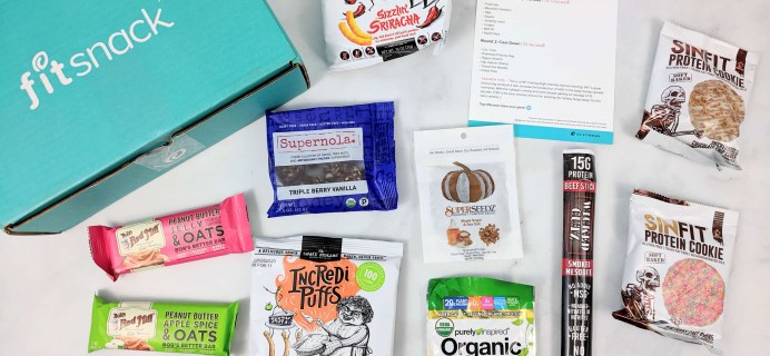 FitSnack October 2019 Subscription Box Review & Coupon