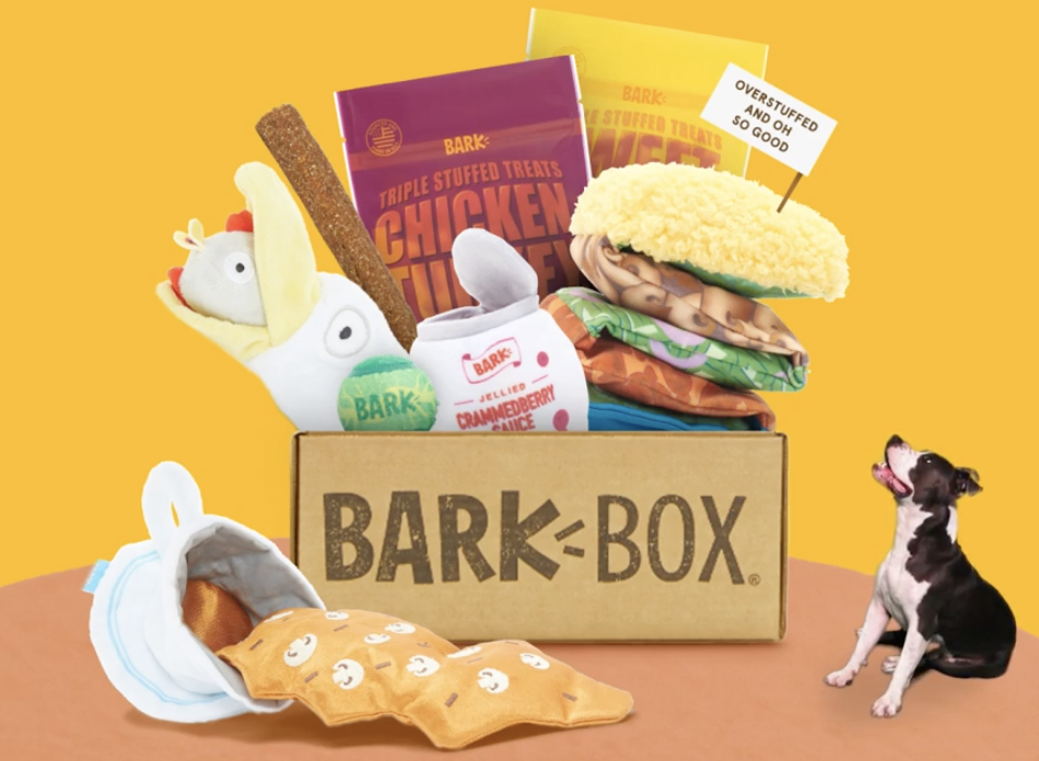 BarkBox CYBER MUTTDAY Coupon First Box 5 + FREE Bonus Toy