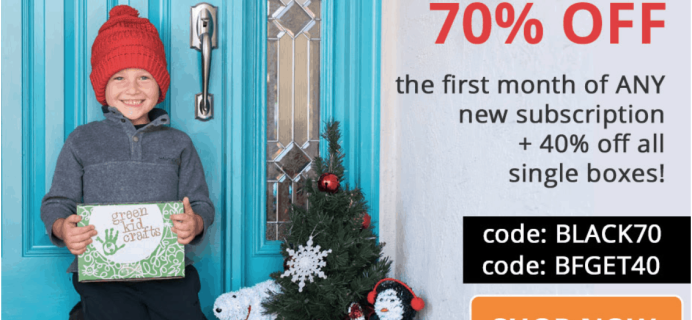 Green Kid Crafts Black Friday Sale ENDS TONIGHT: 70% Off First Box!
