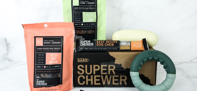 Super Chewer October 2019 Subscription Box Review + Coupon!