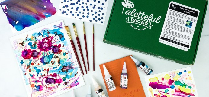 Paletteful Packs October 2019 Subscription Box Review + Coupon – Alcohol Ink