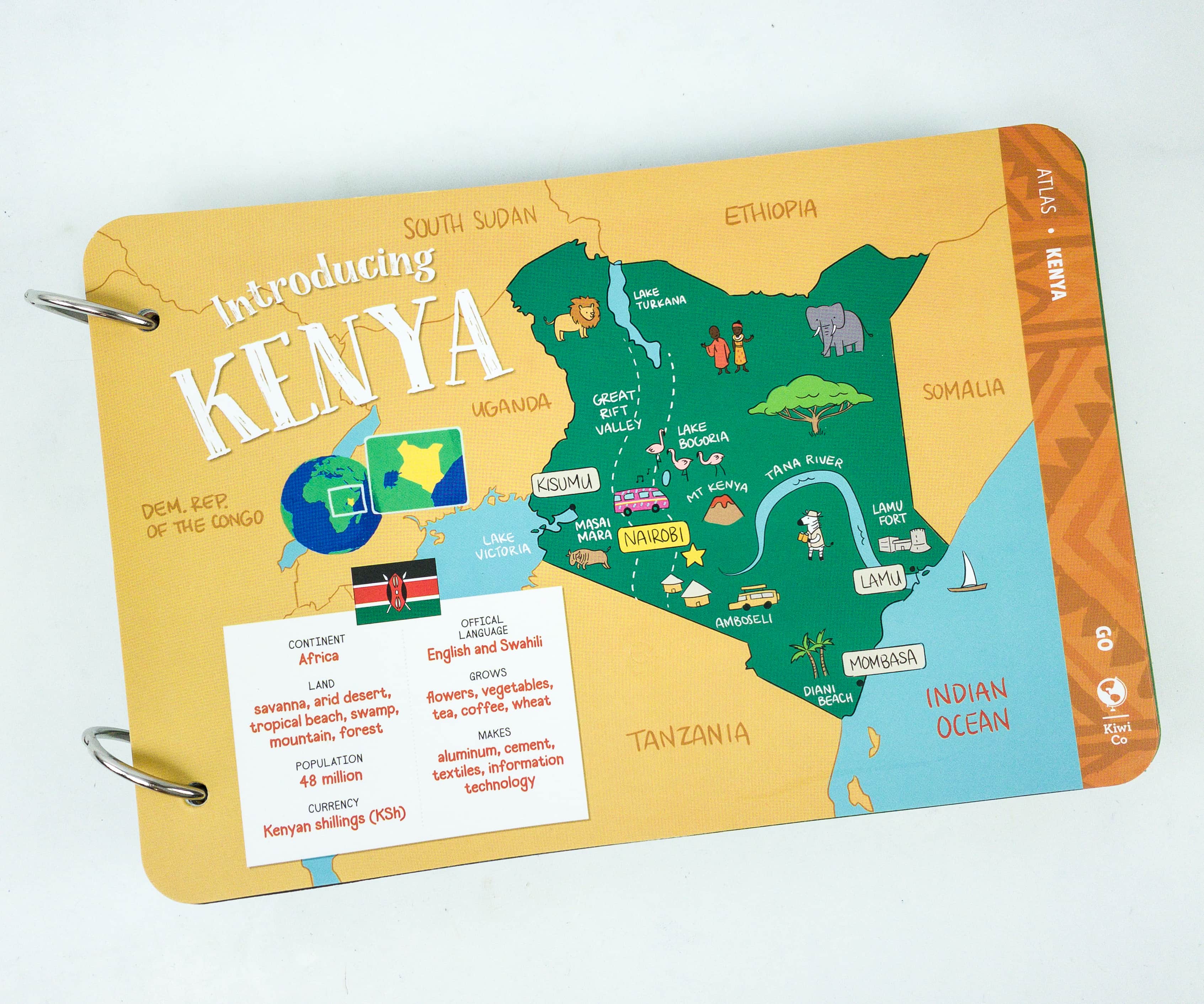 KiwiCo Atlas Crate Review &Coupon KENYA September 2019 hello