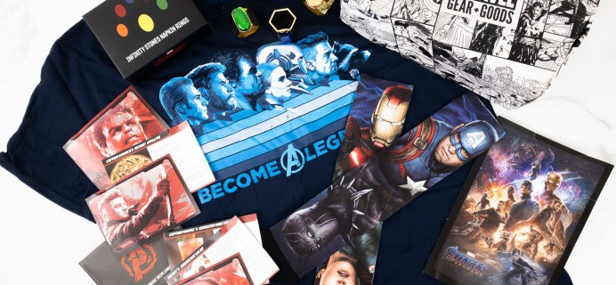 Marvel Gear + Goods May 2019 Subscription Box Review + Coupon! – RE-ASSEMBLE