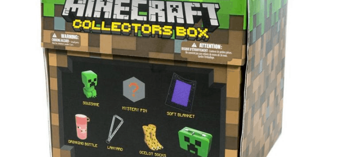 New GameStop Minecraft Collectors Box Available Now + Spoilers!