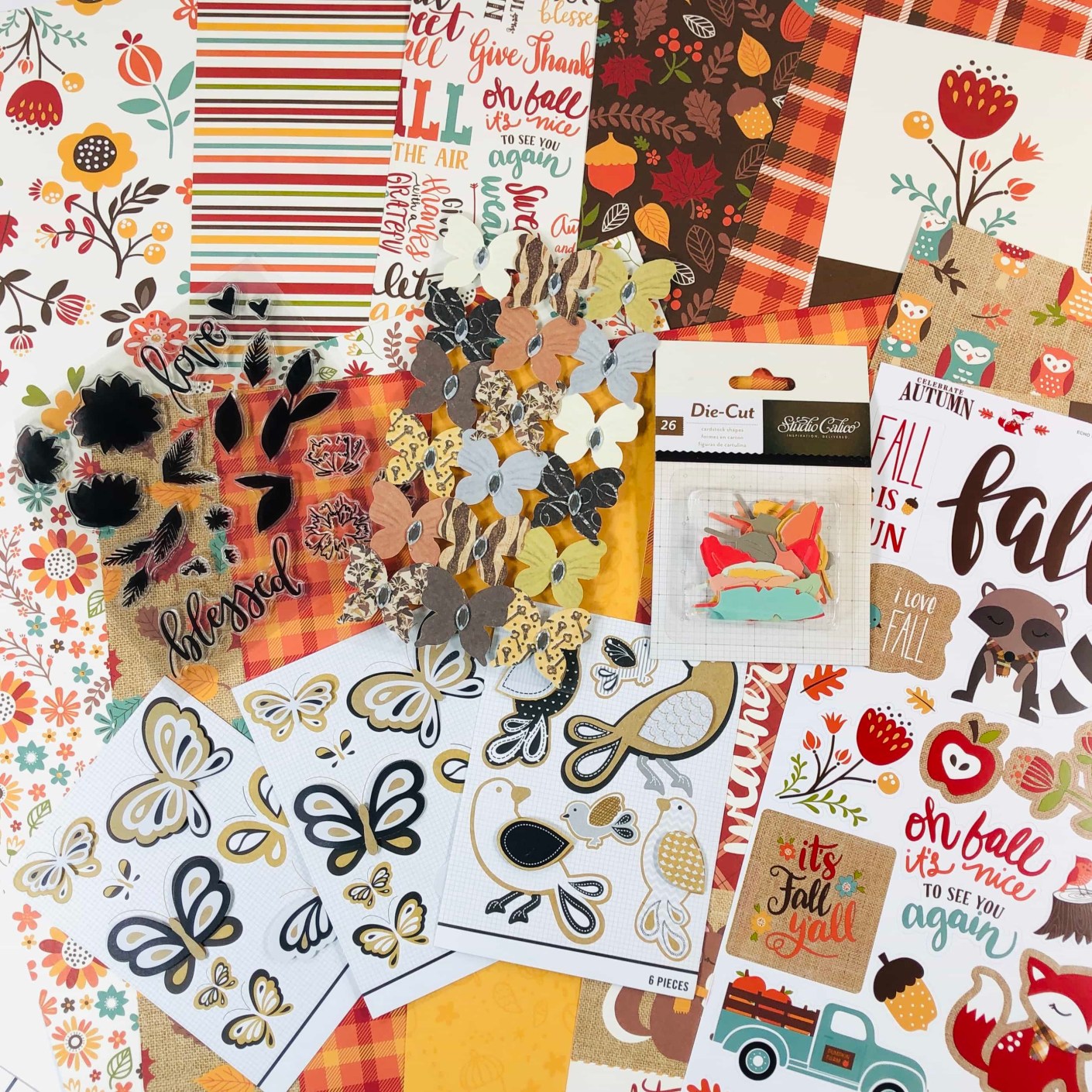 Scrapbooking Store November 2019 Subscription Box Review Hello