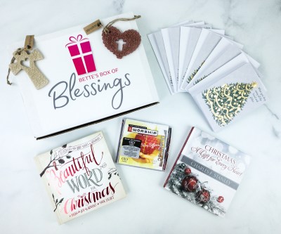 Bette’s Box of Blessings Subscription Box November 2019 Review + Coupon