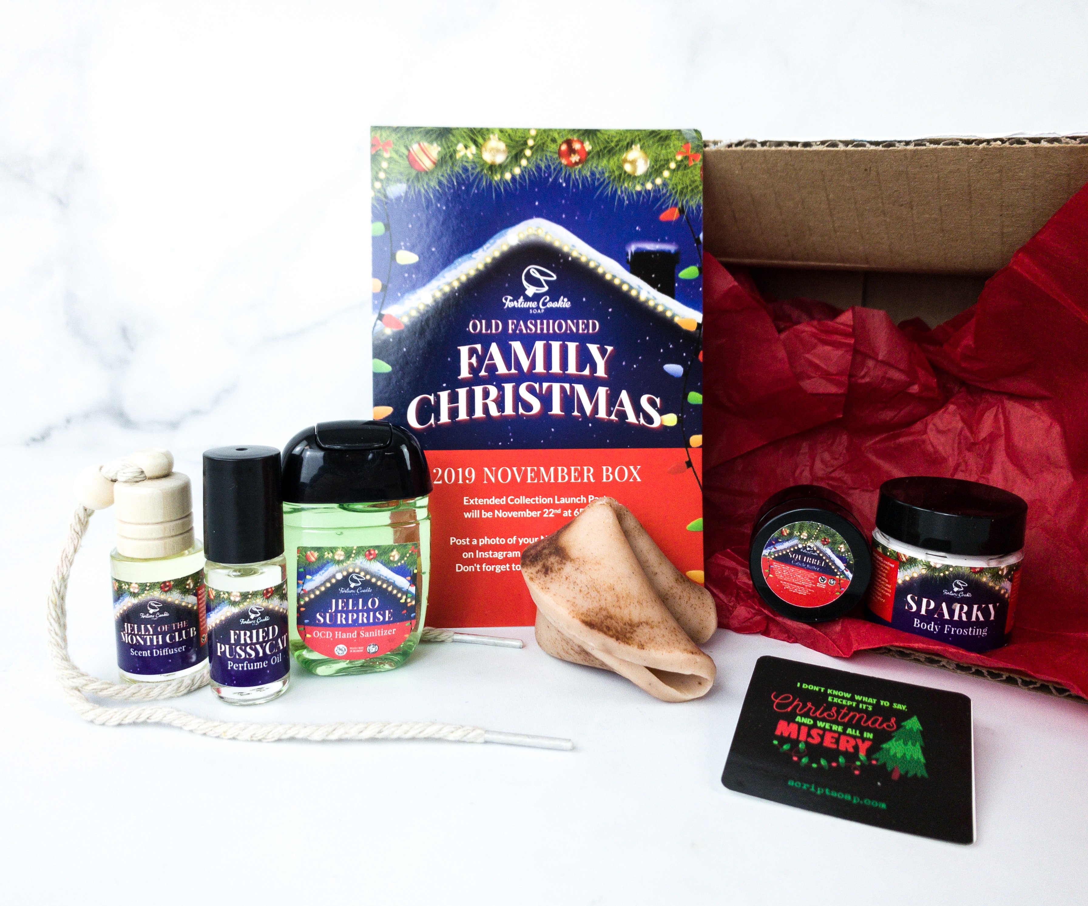 Fcs Christmas Box 2022 Fortune Cookie Soap Fcs Of The Month November 2019 Box Review - Hello  Subscription