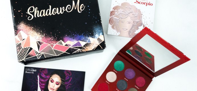 LiveGlam ShadowMe November 2019 SCORPIO Bonus Palette Review + COUPON